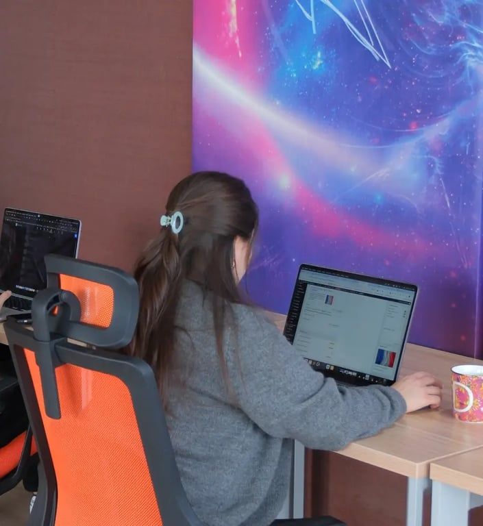 Detail of quality rituals inside the Webtures office