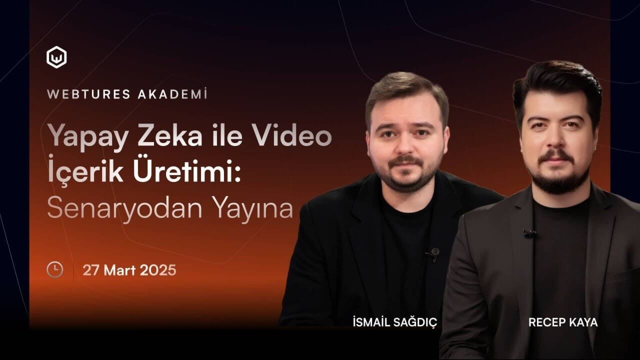 Yapay Zeka ile Video İçerik Üretimi: Senaryodan Yayına