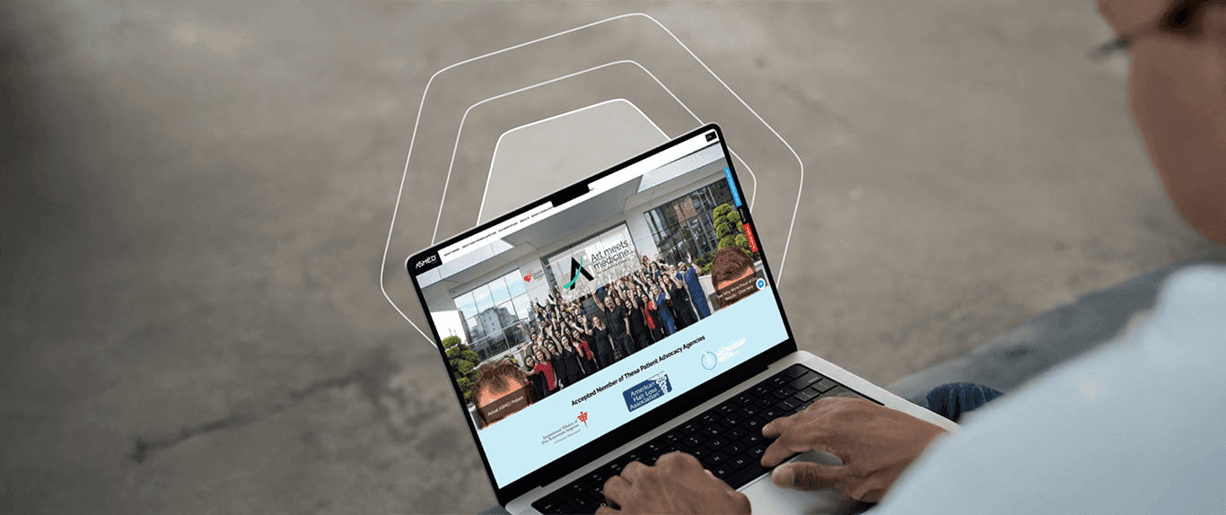 Asmed We Achieved an Increase of 154% in Organic Traffic