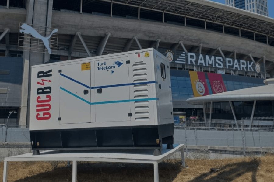 A Güçbir generator in the field: the RAMS Park stadium installation