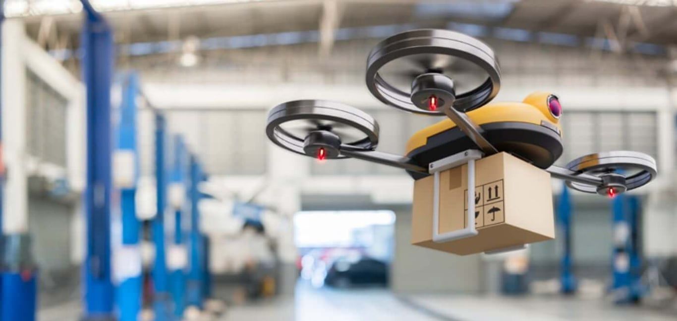 Drone delivery in logistics